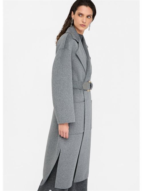 Cappotto in lana con cintura LIU JO | CF5283T4627/03243
